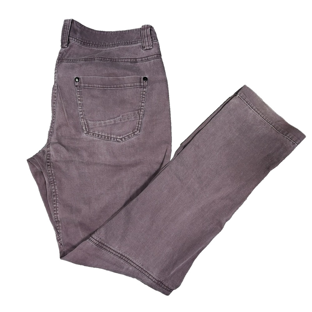 Arcteryx Womens Purple Corduroy Articulated Knee Straight Leg Pants Size 10
